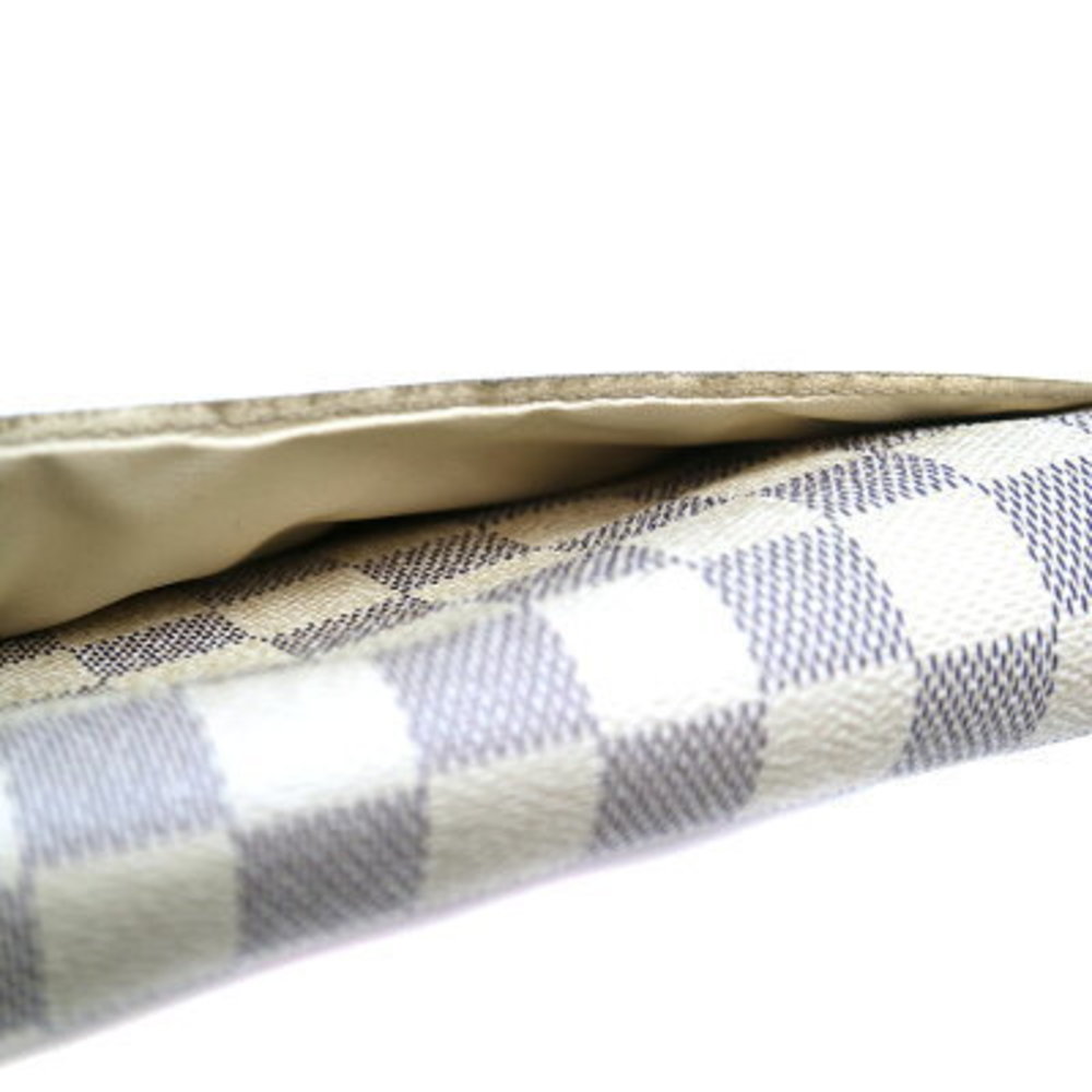 Louis Vuitton Portefeuille Sarah Wallet Damier Canvas Azur White - Picture 6 of 6